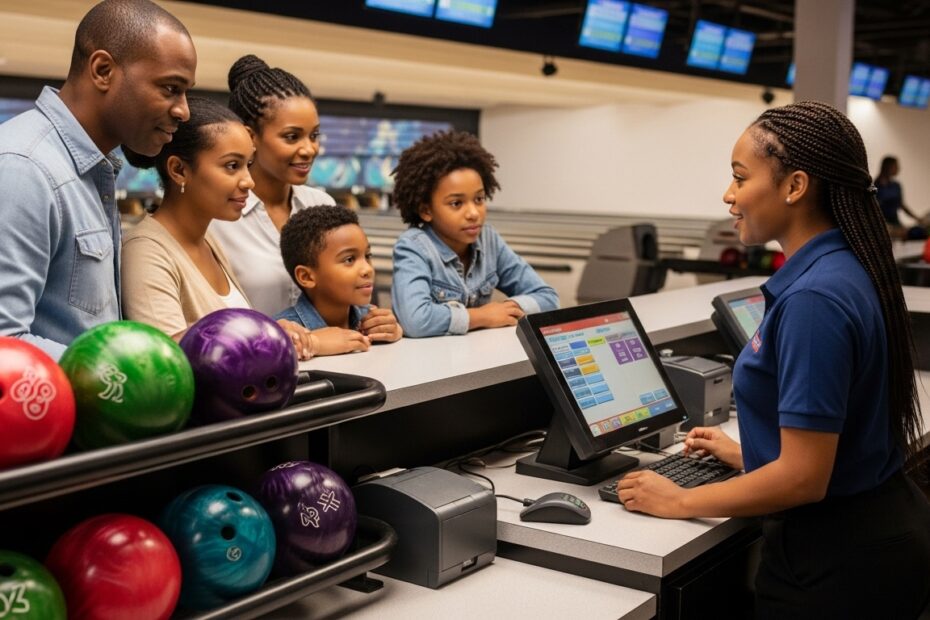 bowling alley attendant